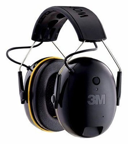 3M - WorkTunes Connect Wireless Hearing Protector with Bluetooth Technology - Black/Yellow