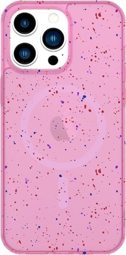 AMPD - Jelly Confetti MagSafe Soft Case for Apple iPhone 15 Pro Max - Pink