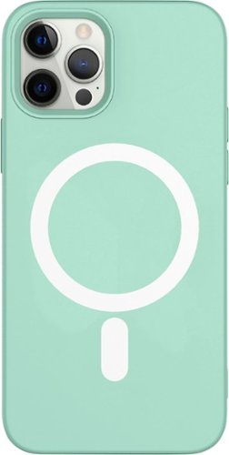 AMPD - Real Feel Soft Case with MagSafe for Apple iPhone 12 Pro / iPhone 12 - Pastel Green