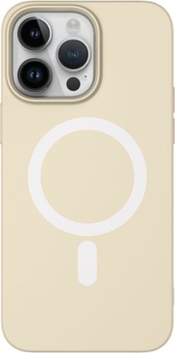 AMPD - Real Feel Soft Case with MagSafe for Apple iPhone 14 Pro Max - White