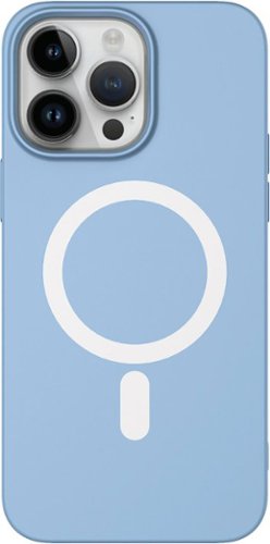 AMPD - Real Feel Soft Case with MagSafe for Apple iPhone 14 Pro - Pastel Blue