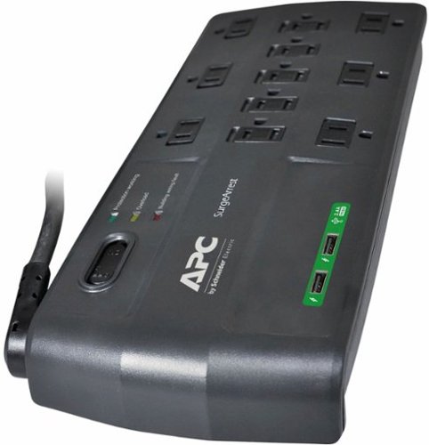 APC - SurgeArrest Home/Office 11-Outlets Surge Suppressor/Protector - Black