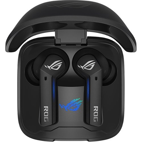 ASUS - ROG Cetra True Wireless Hybrid Active Noise Cancelation In-Ear Gaming Earbuds - Black