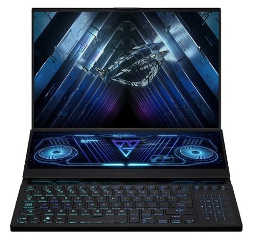 ASUS - ROG Zephyrus Duo 16 Gaming Laptop - 16" QHD Display - AMD Ryzen 9 with 32GB Memory - NVIDIA GeForce RTX 4080 - 1TB SSD - Black