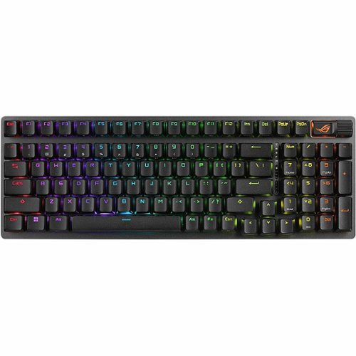 ASUS - Strix Scope II 96 Wireless Ergonomic Bluetooth Mechanical Gaming Keyboard with Anti-ghosting - Black