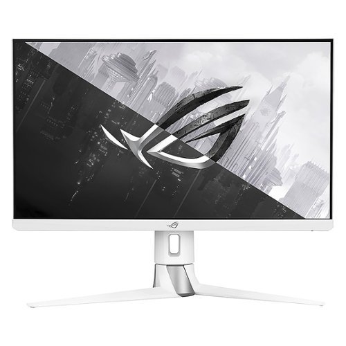 ASUS - XG27AQW 27" Fast IPS LCD G-Sync Compatible WQHD Gaming Monitor with HDR10 (HDMI, DisplayPort, USB) - White