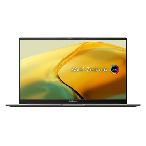 ASUS - Zenbook 15.6" Laptop OLED - AMD Ryzen 7 7735U with 32GB Memory - 1TB SSD - Basalt Gray