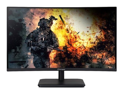 Acer - AOPEN 27HC5R Vbiipx 27" LED FHD Curved FreeSync Monitor (DisplayPort, HDMI ) - Black