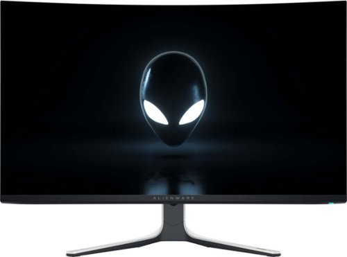 Alienware - AW3225QF 31.6" Quantum Dot OLED Curved Gaming Monitor - 240Hz - NVIDIA G-Sync - VESA - HDMI, USB-C - Lunar Light