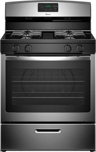 Amana - 5.1 Cu. Ft. Freestanding Gas Range - Stainless Steel