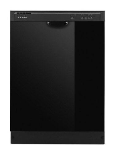 Amana - Front Control Built-In Dishwasher with Triple Filter Wash and 59 dBa - Black