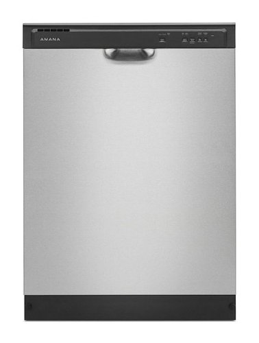 Amana - Front Control Built-In Dishwasher with Triple Filter Wash and 59 dBa - Stainless Steel