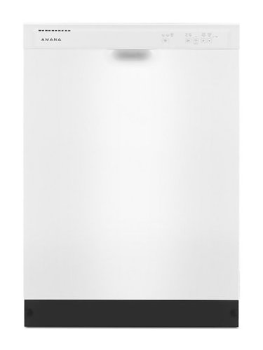 Amana - Front Control Built-In Dishwasher with Triple Filter Wash and 59 dBa - White