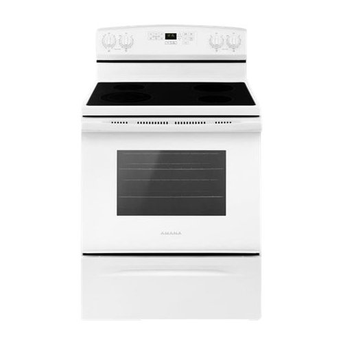 Amana - Self-Cleaning Freestanding Electric Range - White