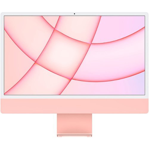 Apple - 24" Certified Refurbished iMac with Retina 4.5K Display - Apple M1 - 8GB Memory - 8GPU - 256GB SSD (2021) - Pink