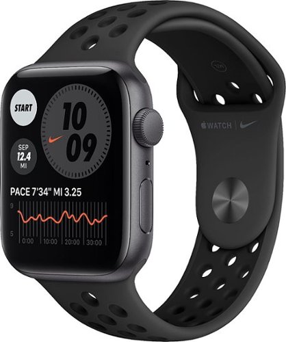 Apple GSRF Watch Nike SE (GPS) 44mm Space Gray Aluminum Case with Anthracite/Black Nike Sport Band - Space Gray