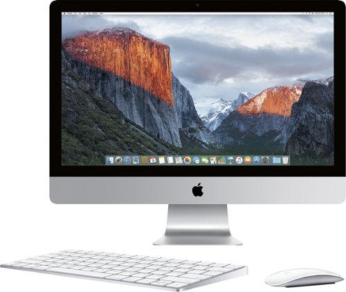 Apple - Geek Squad Certified Refurbished 21.5" iMac® with Retina 4K display-Intel Core i5-8GB Memory-1TB Hard Drive - Silver