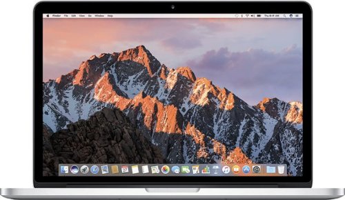 Apple - Geek Squad Certified Refurbished MacBook Pro with Retina display - 13.3" Display - 8GB Memory - 256GB Flash Storage - Silver