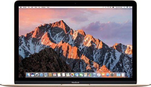 Apple - Geek Squad Certified Refurbished Macbook® - 12" Display - Intel Core M3 - 8GB Memory - 256GB Flash Storage - Gold