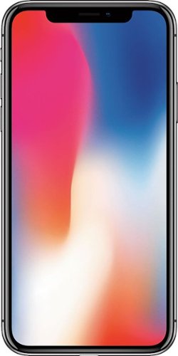 Apple - Geek Squad Certified Refurbished iPhone X 256GB - Space Gray (Unlocked)