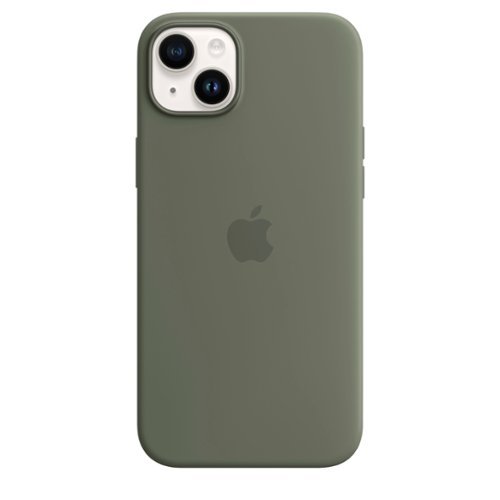 Apple - iPhone 14 Plus Silicone Case with MagSafe - Olive