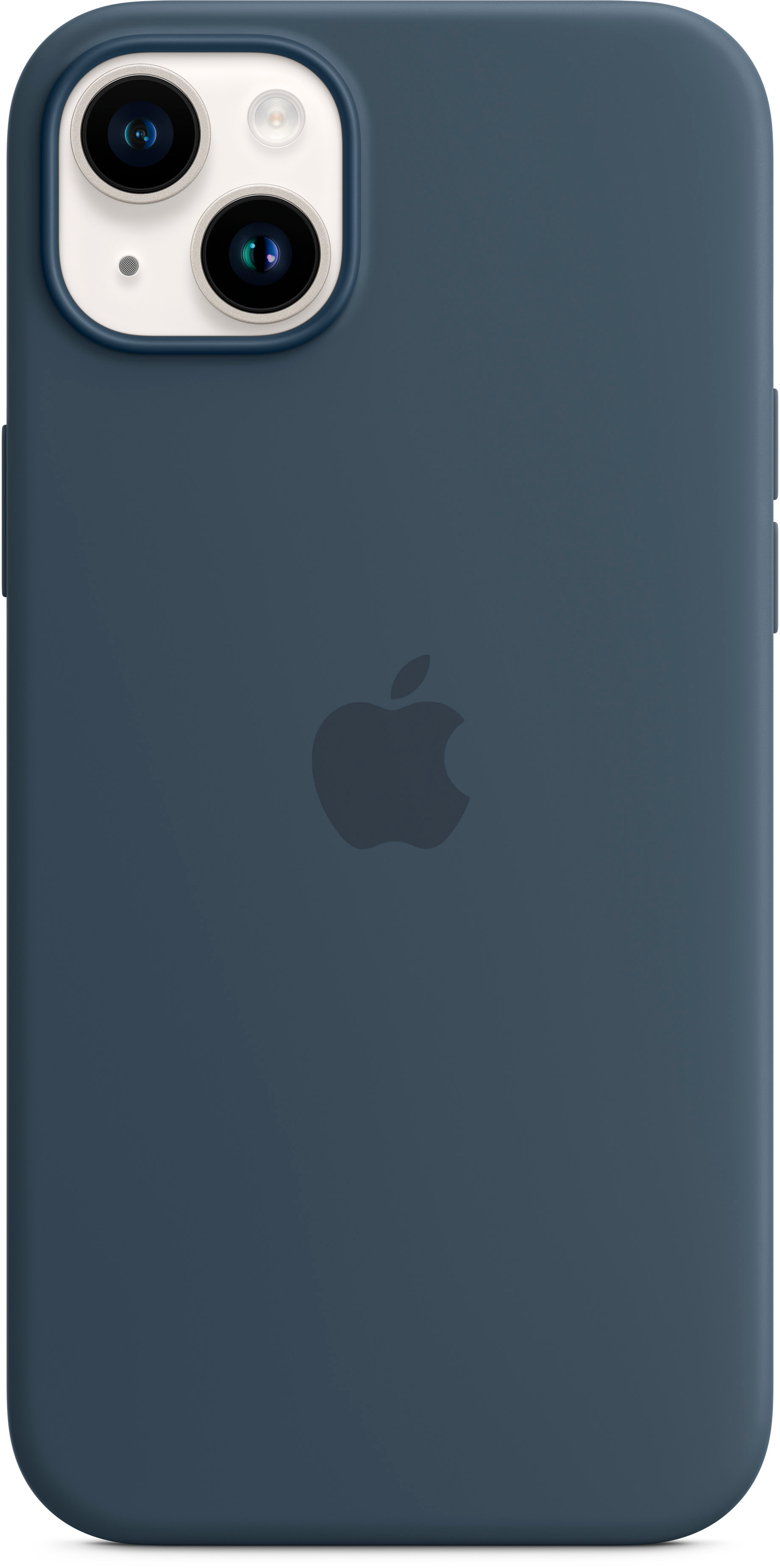 Apple - iPhone 14 Plus Silicone Case with MagSafe - Storm Blue