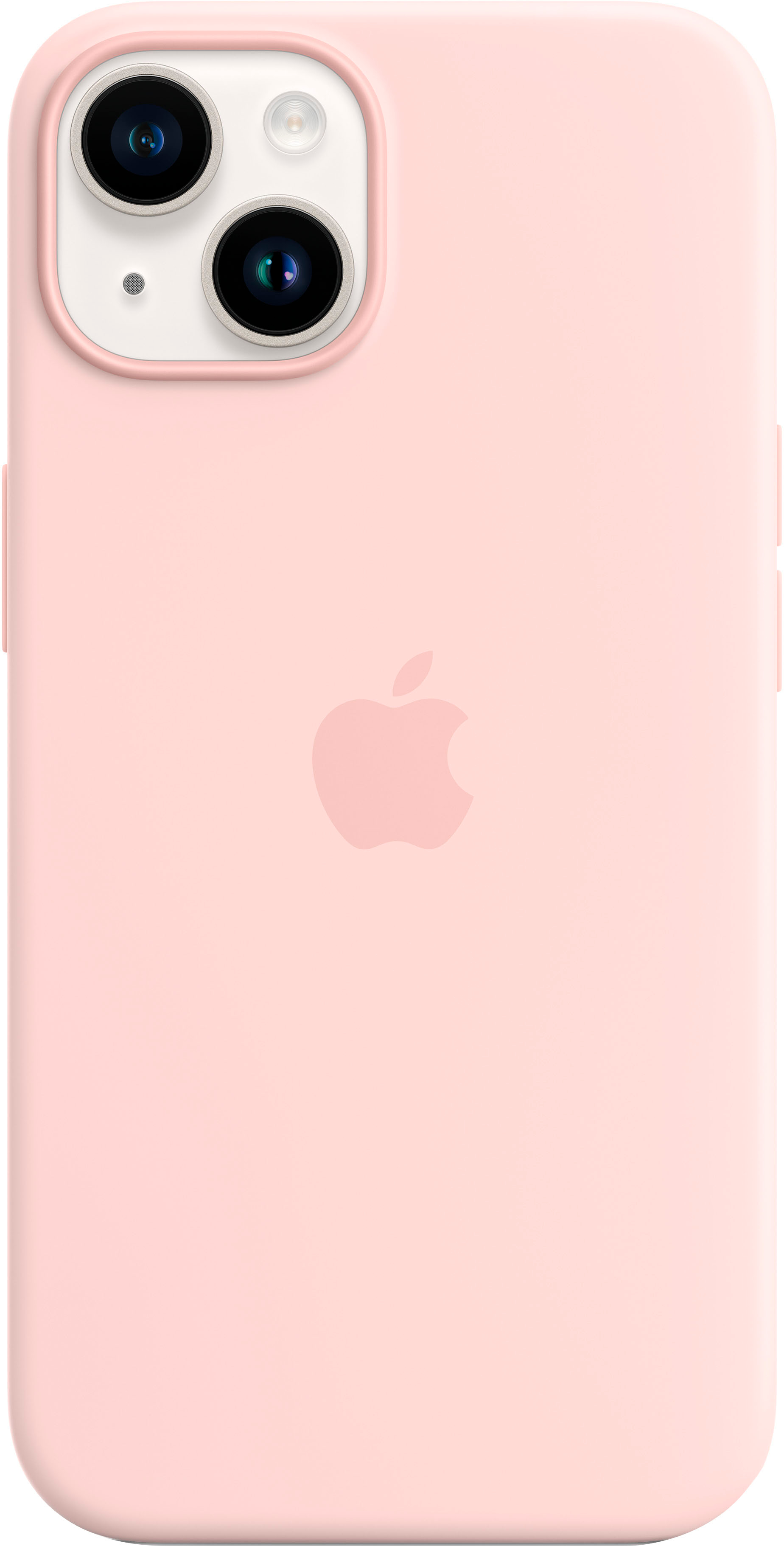 Apple - iPhone 14 Silicone Case with MagSafe - Chalk Pink