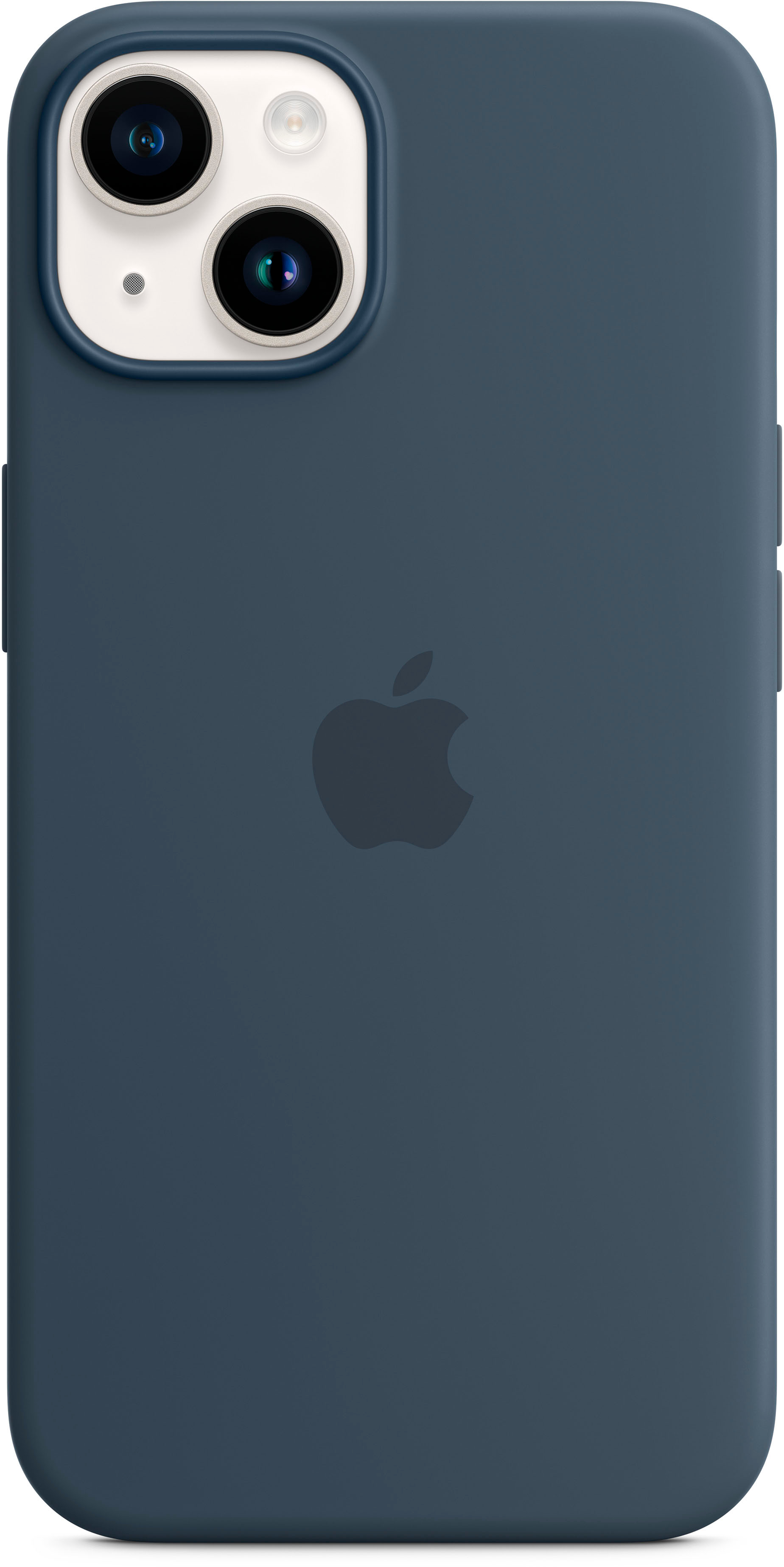 Apple - iPhone 14 Silicone Case with MagSafe - Storm Blue