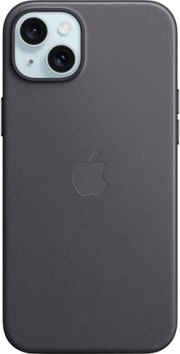 Apple - iPhone 15 Plus FineWoven Case with MagSafe - Black