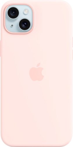 Apple - iPhone 15 Plus Silicone Case with MagSafe - Light Pink