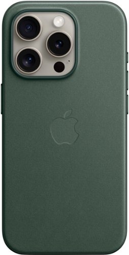 Apple - iPhone 15 Pro FineWoven Case with MagSafe - Evergreen