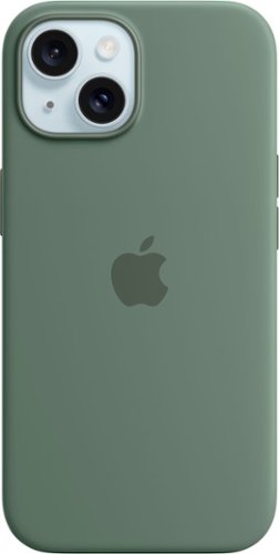 Apple - iPhone 15 Silicone Case with MagSafe - Cypress