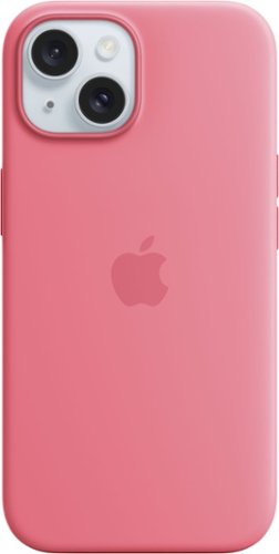 Apple - iPhone 15 Silicone Case with MagSafe - Pink