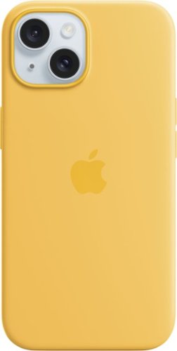 Apple - iPhone 15 Silicone Case with MagSafe - Sunshine