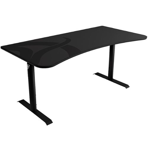 Arozzi - Arena Ultrawide Curved Gaming Desk - Dark Grey