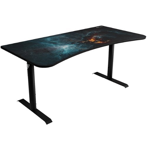 Arozzi - Arena Ultrawide Curved Gaming Desk - Omega