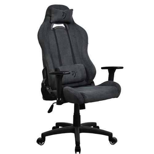 Arozzi - Torretta Soft Fabric Gaming Chair - Dark Grey