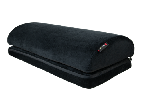 Arozzi - Velvet Memory Foam Footrest - Black