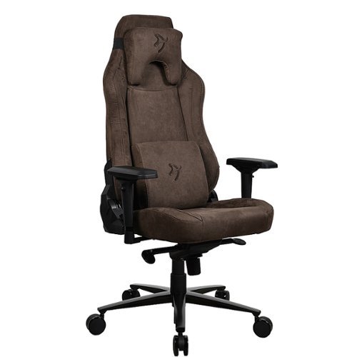 Arozzi - Vernazza Series Top-Tier Premium Supersoft Upholstery Fabric Gaming Chair - Brown