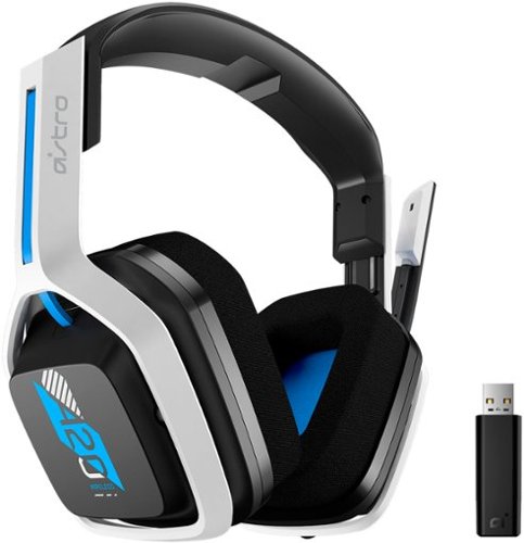 Astro Gaming - A20 Gen 2 Wireless Gaming Headset for PS5, PS4, PC - White/Blue