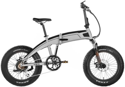 Aventon - Sinch Foldable Ebike w/ 40 mile Max Operating Range and 20 MPH Max Speed - Cloud Grey