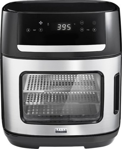 Bella Pro Series - 12.6-qt. Digital Air Fryer Oven - Stainless Steel