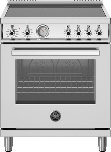 Bertazzoni - 30" Professional Series range - Electric oven - 4 induction zones - Stainless Steel