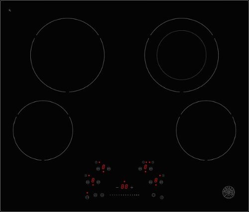 Bertazzoni - Professional Series 24" Built-in Electric Ceran Cooktop - Black