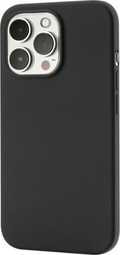 Best Buy essentials™ - Liquid Silicone Case for iPhone 13 Pro - Black