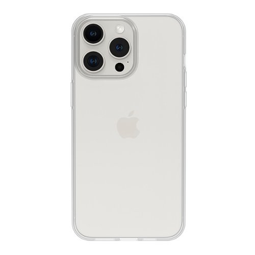 Best Buy essentials™ - Soft-Shell Case for iPhone 15 Pro - Clear