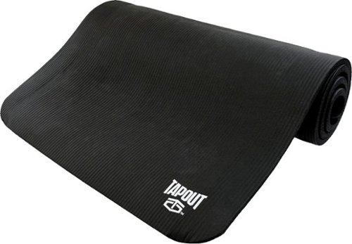 Black 12mm Fitness Mat Tapout - Black