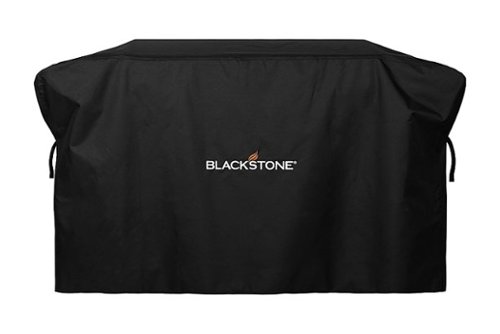 Blackstone - Weather-resistant 36-in. Hooded Griddle Cover with Adjustable Straps - Black