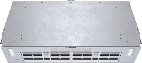 Bosch - 300 Series 36" Externally Vented Cabinet Depth Custom Insert Range Hood with WiFi and 300 CFM Blower - Stainless Steel