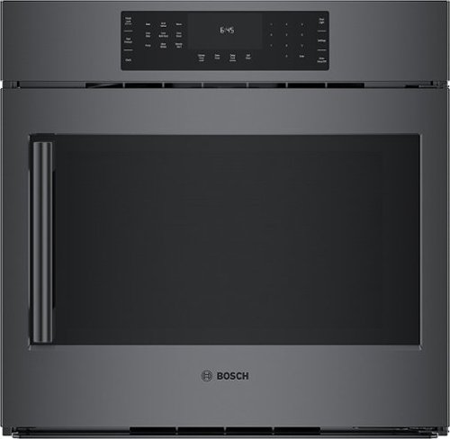 Bosch - 800 Series 30" Built-In Single Electric Convection Wall Oven - Black Stainless Steel